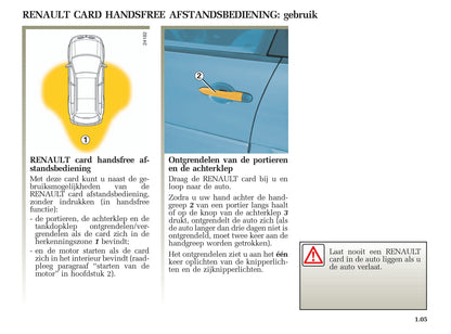 2005-2006 Renault Mégane Grandtour Owner's Manual | Dutch