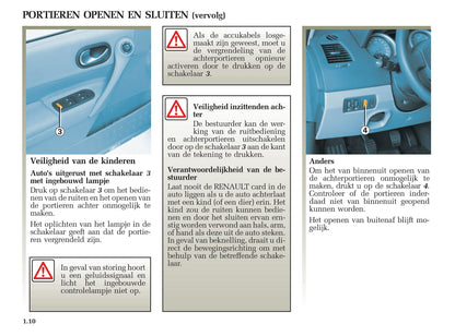 2005-2006 Renault Mégane Grandtour Owner's Manual | Dutch