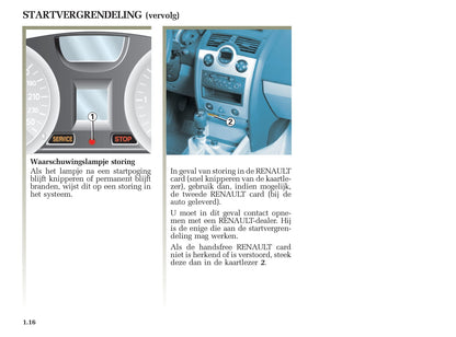 2005-2006 Renault Mégane Grandtour Owner's Manual | Dutch