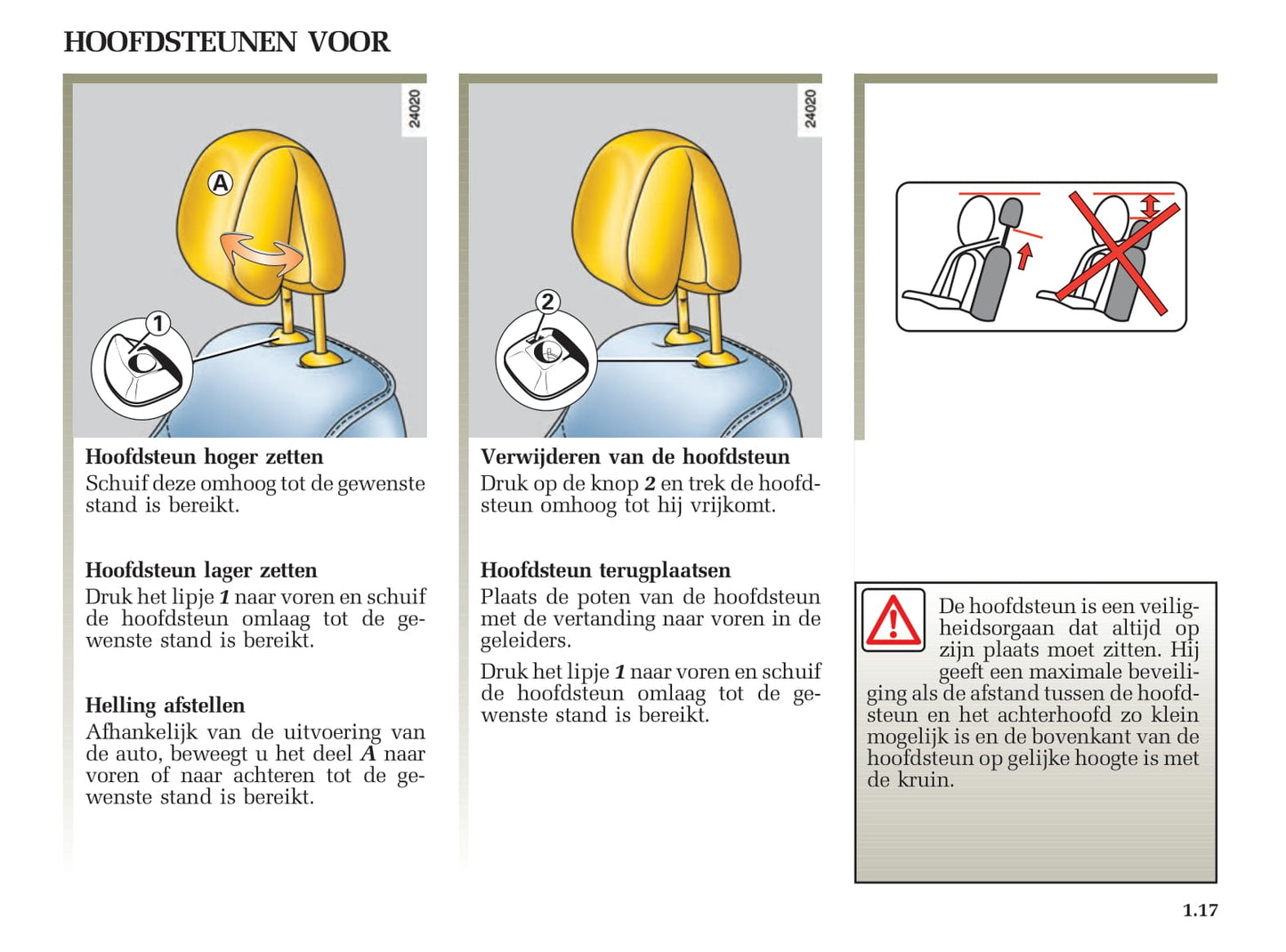 2005-2006 Renault Mégane Grandtour Owner's Manual | Dutch