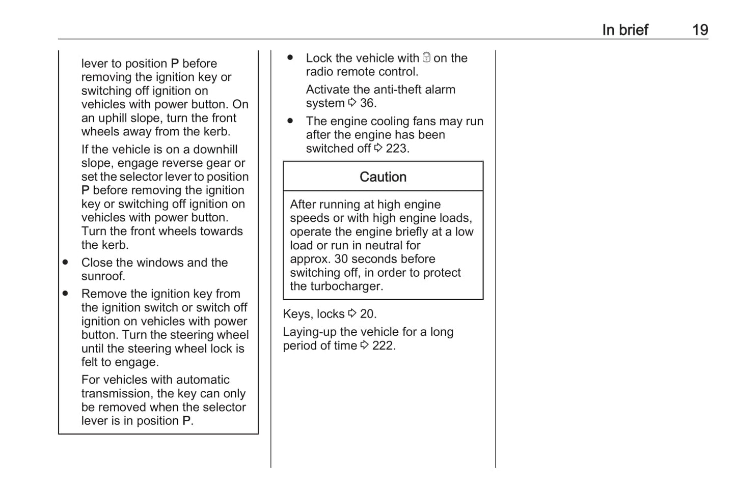 2019-2020 Vauxhall Astra Owner's Manual | English