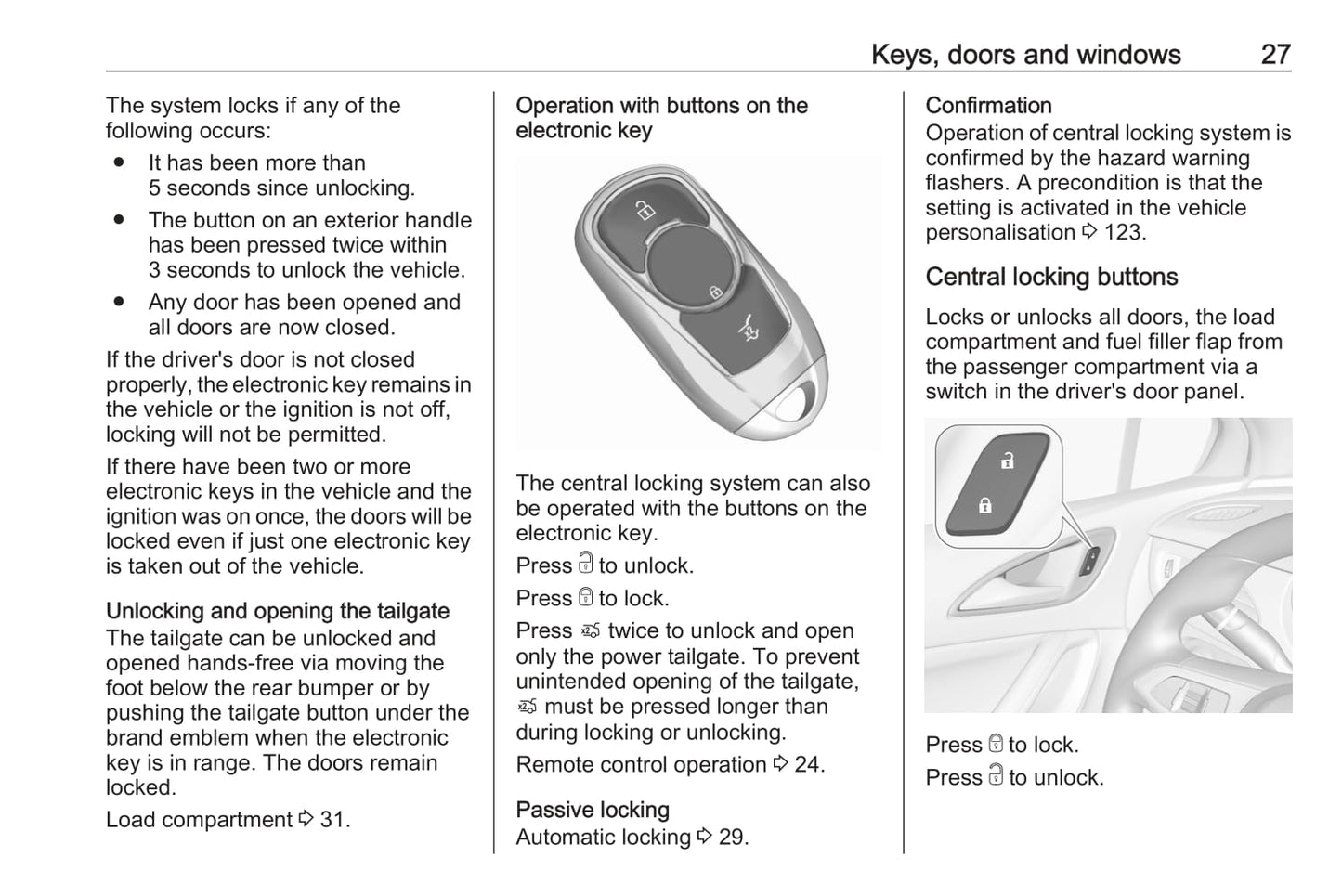 2019-2020 Vauxhall Astra Owner's Manual | English