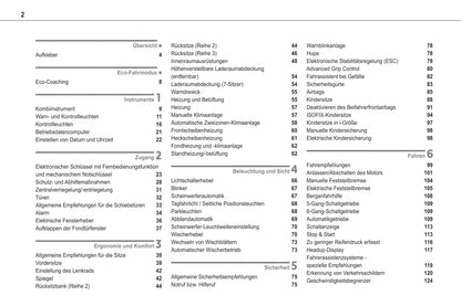 2020-2021 Toyota Proace City Verso Owner's Manual | German