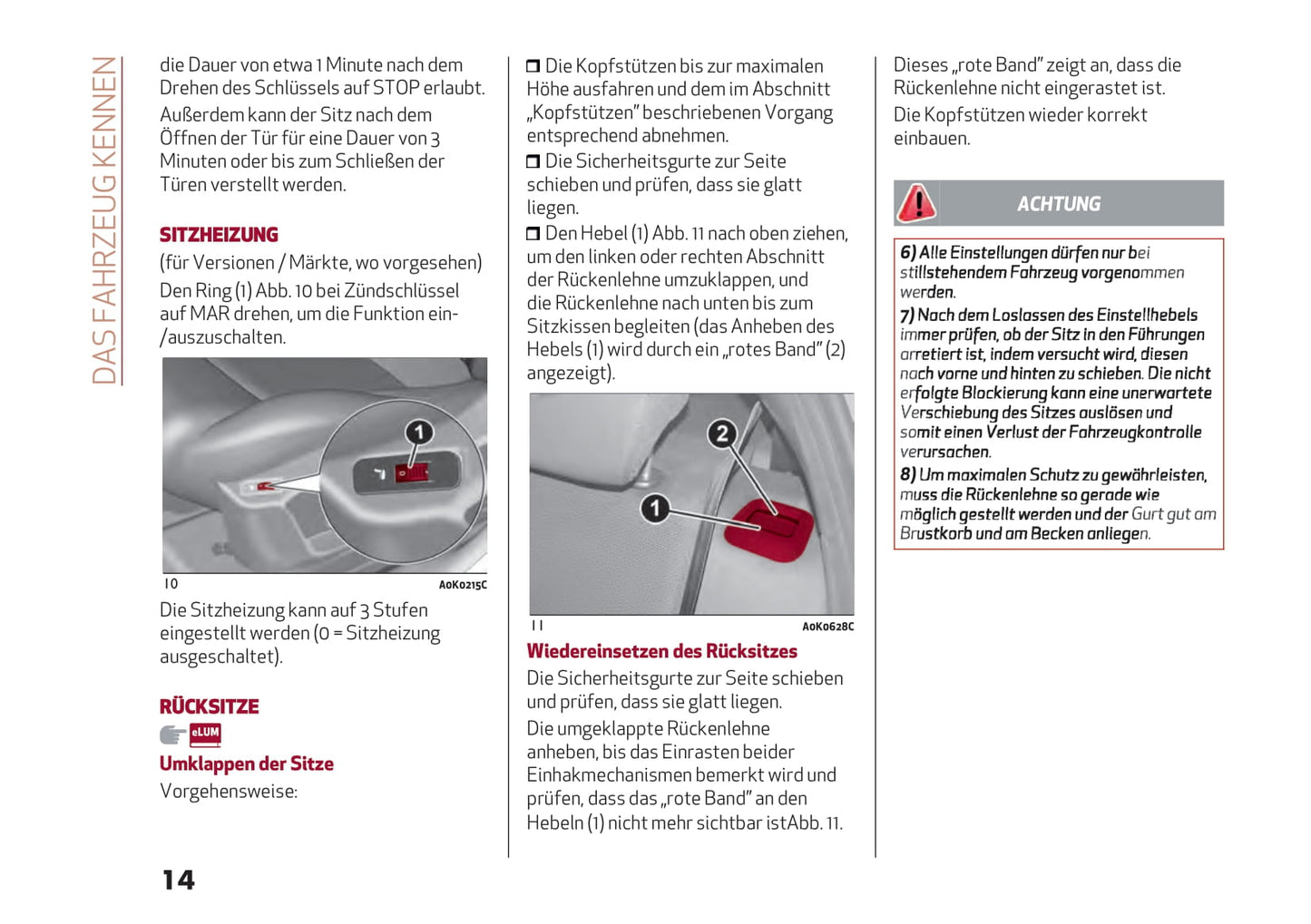 2016-2021 Alfa Romeo Giulietta Owner's Manual | German