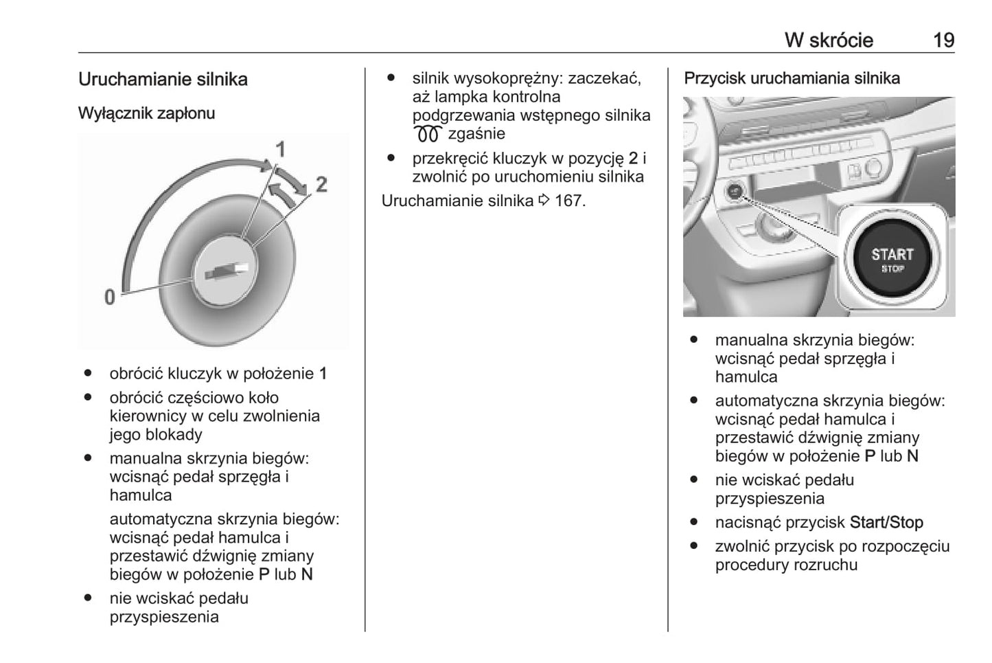 2020-2021 Opel Zafira Life Bedienungsanleitung | Polnisch