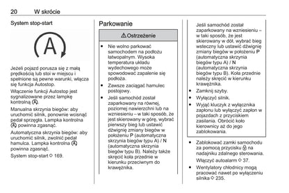 2020-2021 Opel Zafira Life Bedienungsanleitung | Polnisch