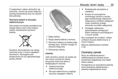 2020-2021 Opel Zafira Life Bedienungsanleitung | Polnisch