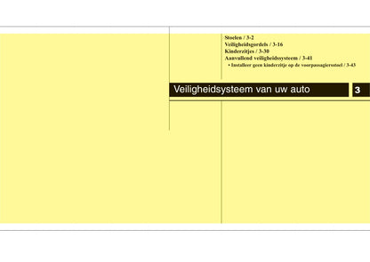 2015-2016 Kia Venga Owner's Manual | Dutch