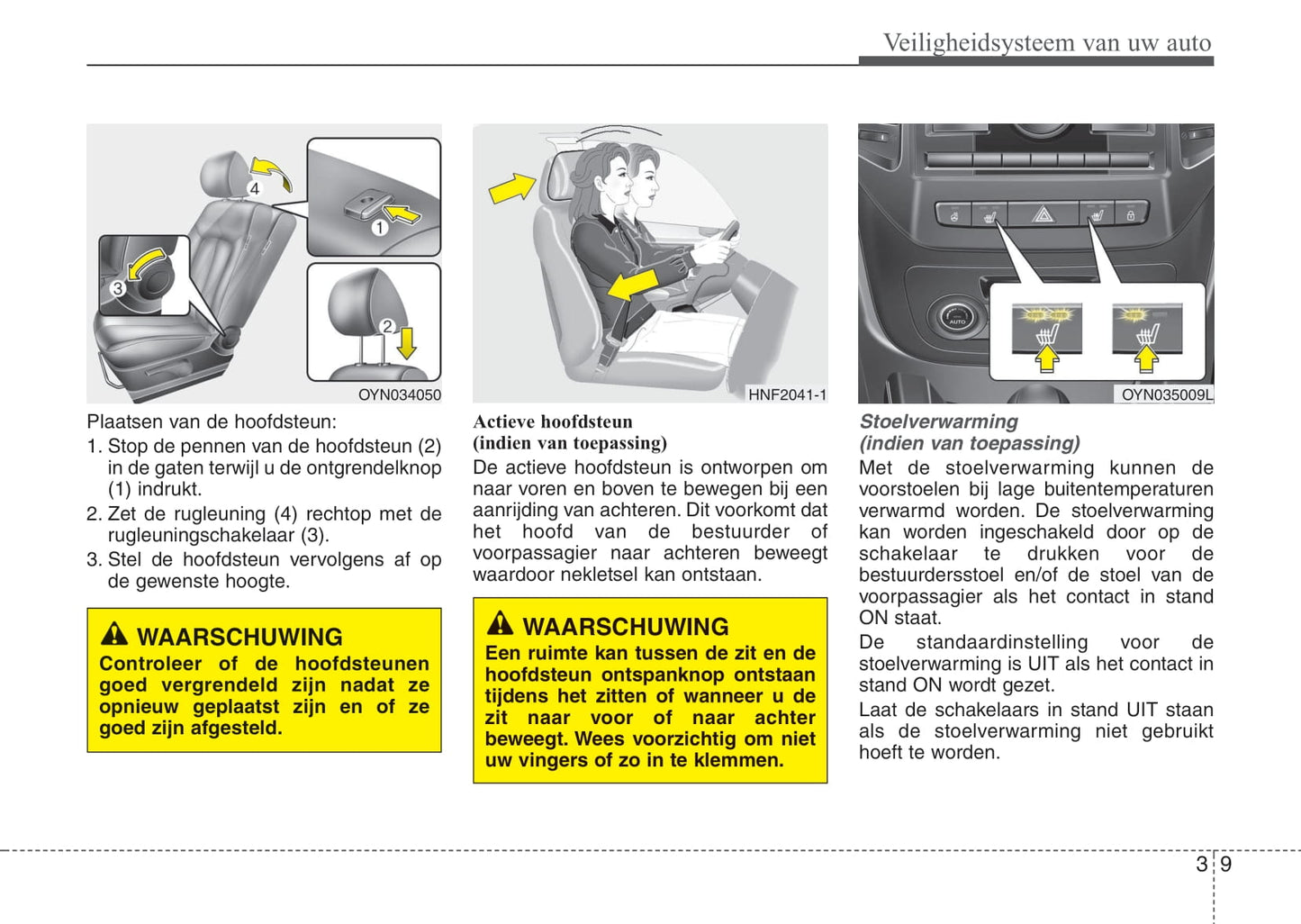 2015-2016 Kia Venga Owner's Manual | Dutch