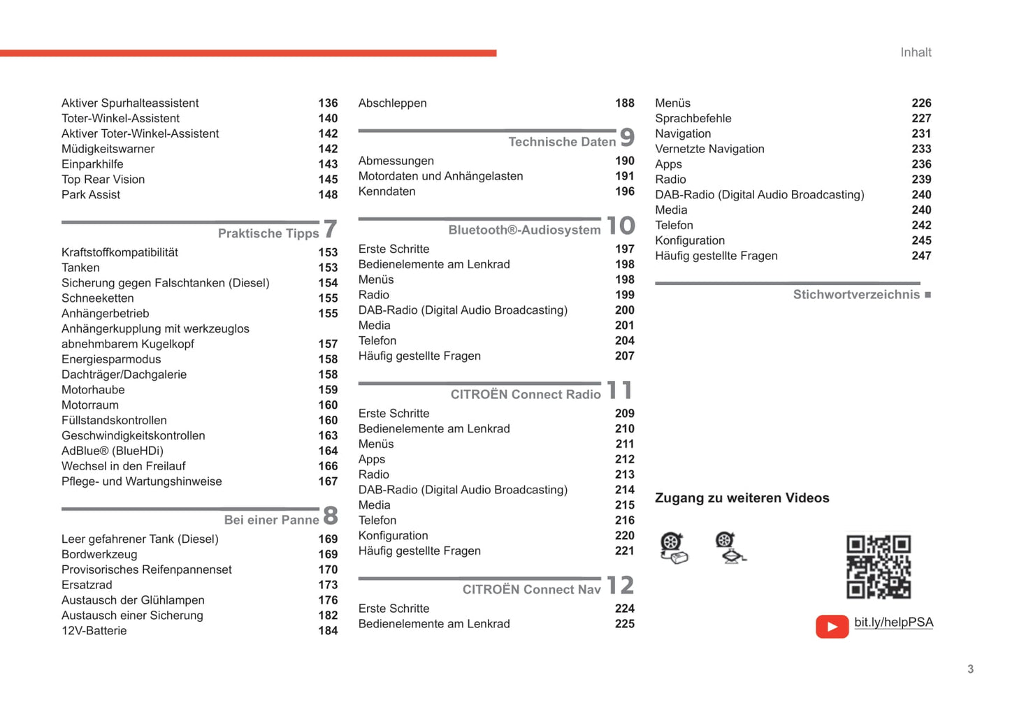 2019-2022 Citroën Berlingo Manuel du propriétaire | Allemand