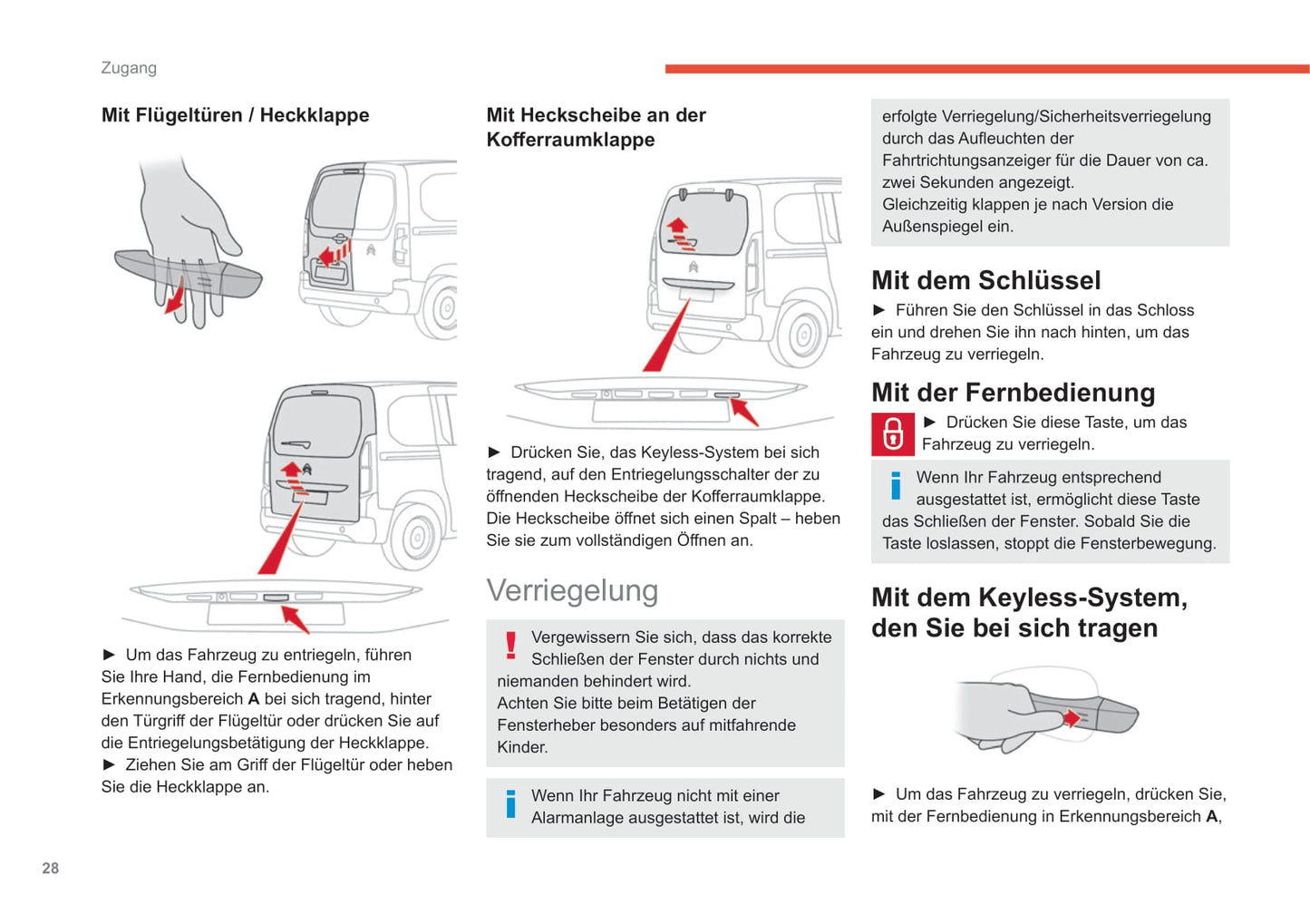 2019-2022 Citroën Berlingo Manuel du propriétaire | Allemand