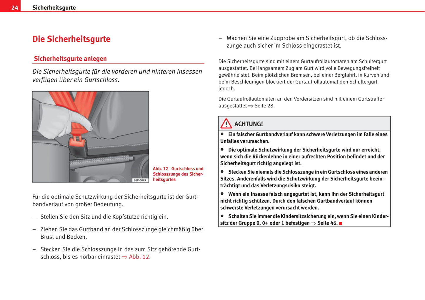 2008-2009 Seat Altea Owner's Manual | German