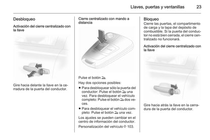 2013-2014 Opel Corsa Gebruikershandleiding | Spaans