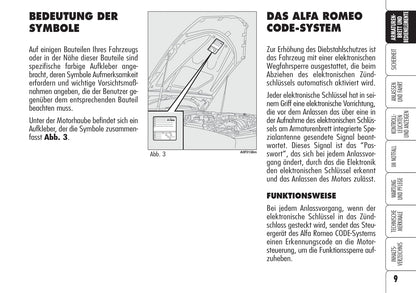 2005-2008 Alfa Romeo Brera Manuel du propriétaire | Allemand