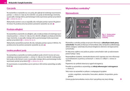 2007-2008 Skoda Superb Owner's Manual | Polish