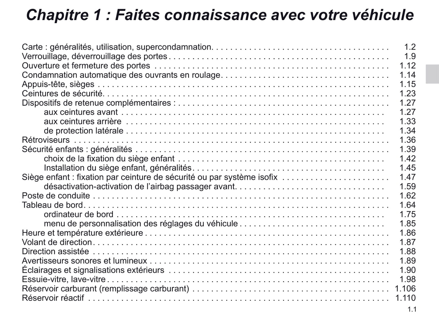 2020-2021 Renault Espace Owner's Manual | French