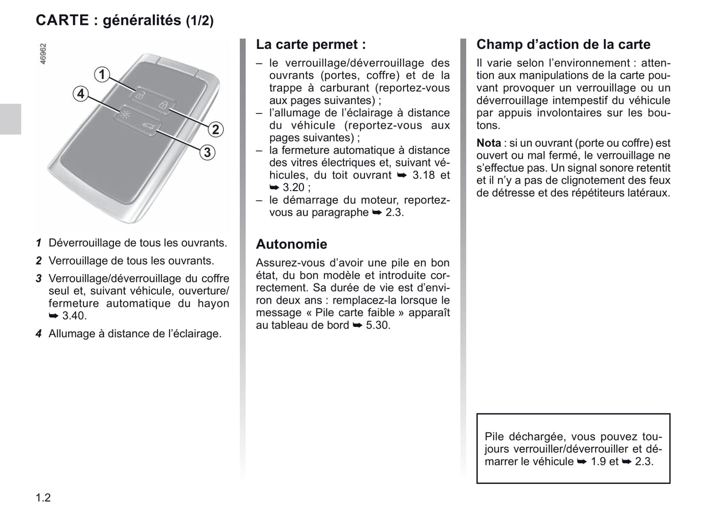 2020-2021 Renault Espace Owner's Manual | French