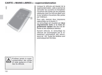 2020-2021 Renault Espace Owner's Manual | French