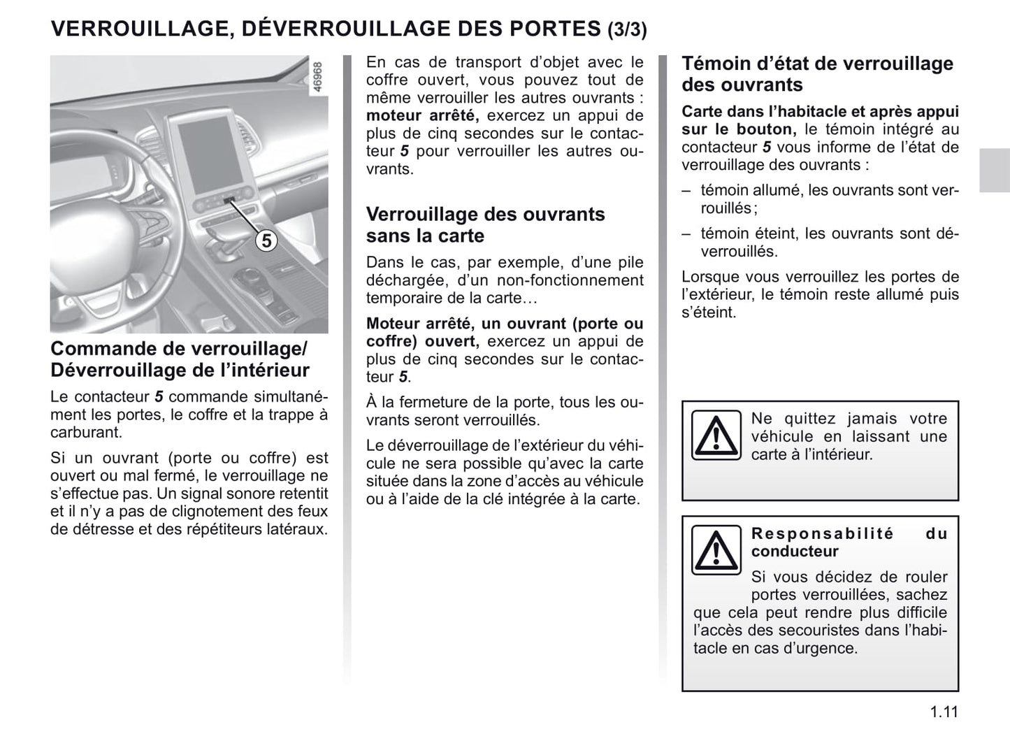 2020-2021 Renault Espace Owner's Manual | French