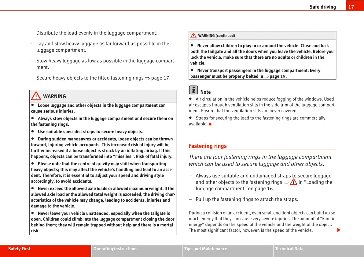 2005-2006 Seat Leon Owner's Manual | English