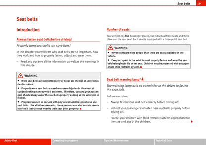 2005-2006 Seat Leon Owner's Manual | English