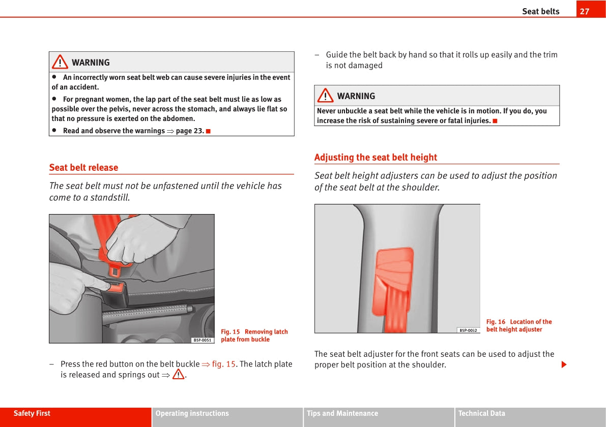 2005-2006 Seat Leon Owner's Manual | English