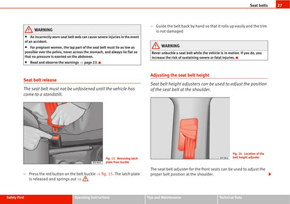 2005-2006 Seat Leon Owner's Manual | English