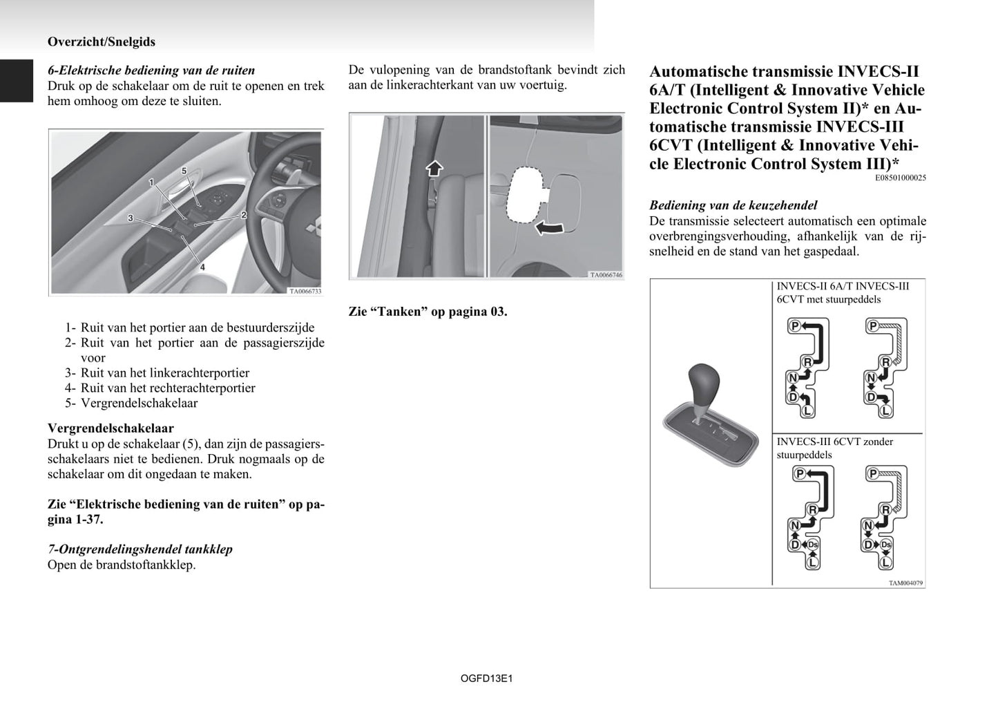 2012-2015 Mitsubishi Outlander Gebruikershandleiding | Nederlands