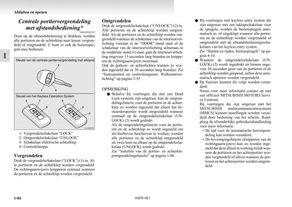 2012-2015 Mitsubishi Outlander Gebruikershandleiding | Nederlands