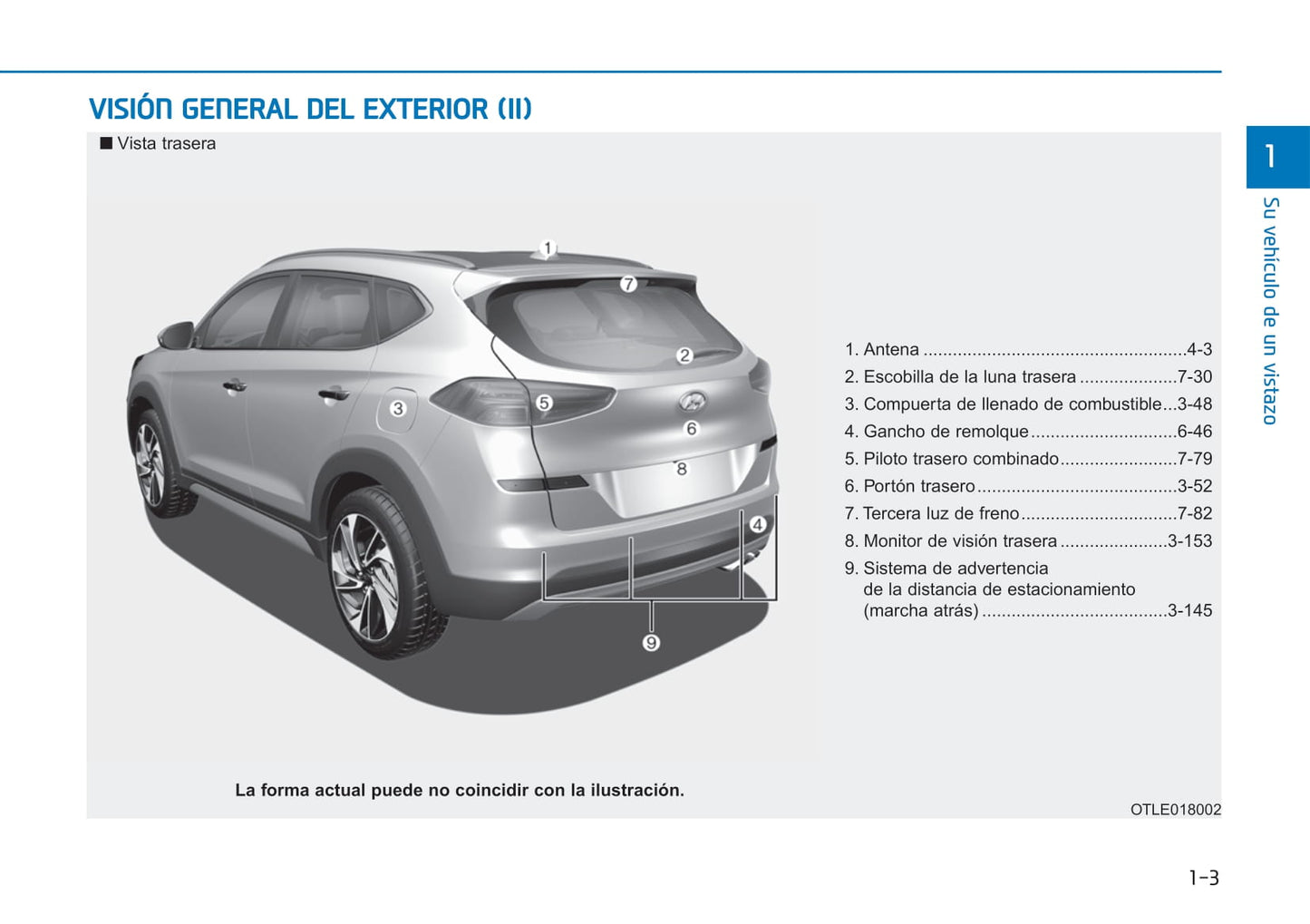 2018-2019 Hyundai Tucson Gebruikershandleiding | Spaans