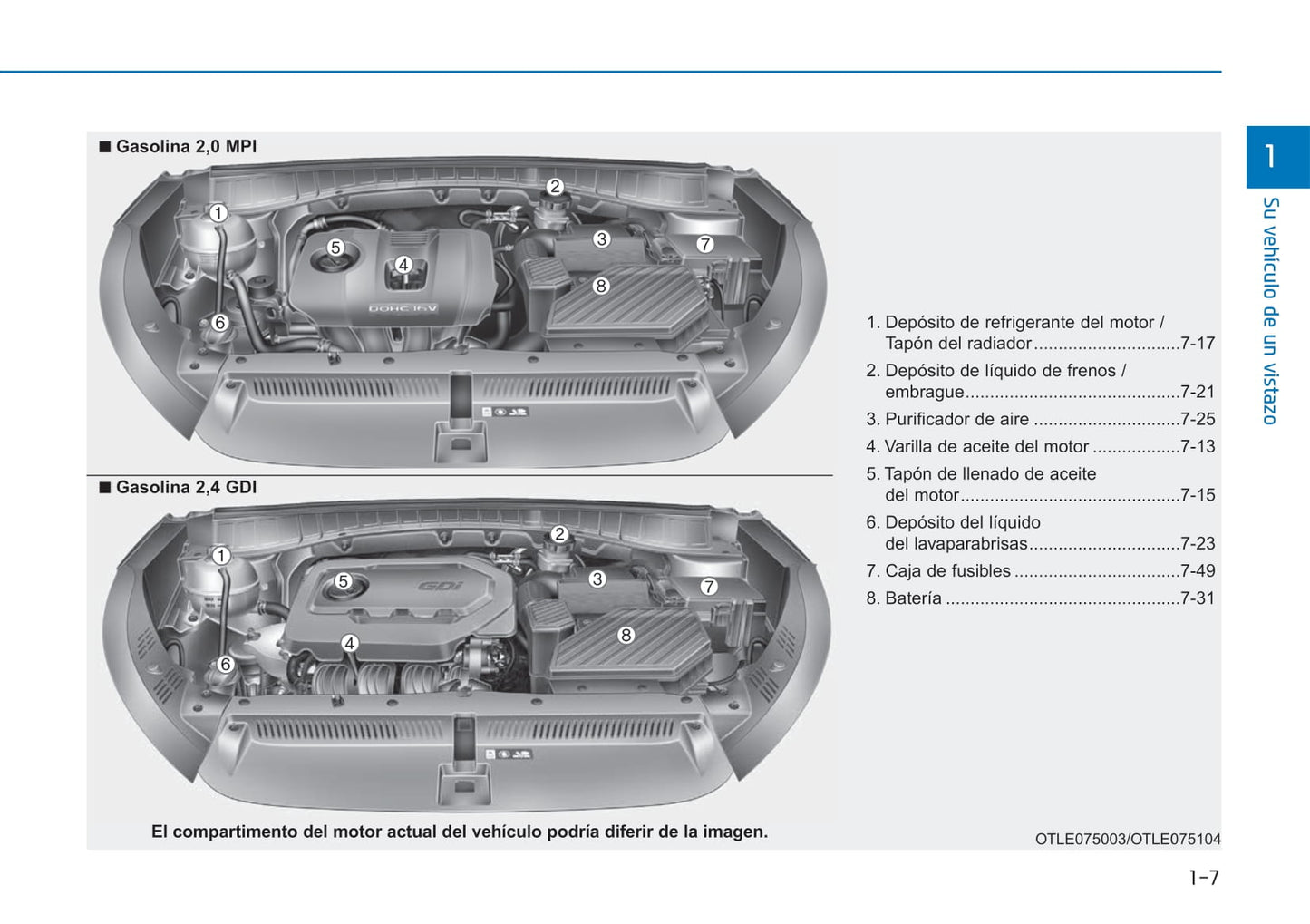 2018-2019 Hyundai Tucson Gebruikershandleiding | Spaans