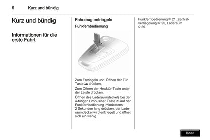 2009-2010 Opel Astra Owner's Manual | German