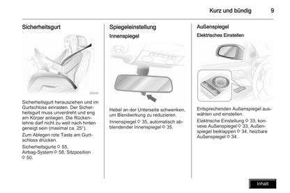 2009-2010 Opel Astra Owner's Manual | German