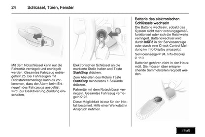 2009-2010 Opel Astra Owner's Manual | German