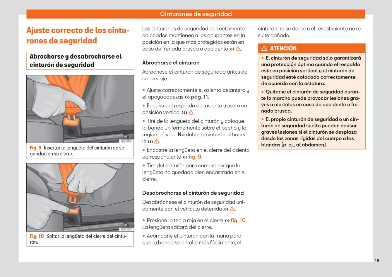 2019-2023 Seat Mii Manuel du propriétaire | Espagnol