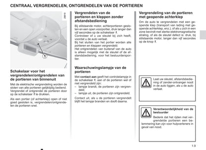 2016-2017 Renault Master Owner's Manual | Dutch