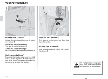 2016-2017 Renault Master Owner's Manual | Dutch