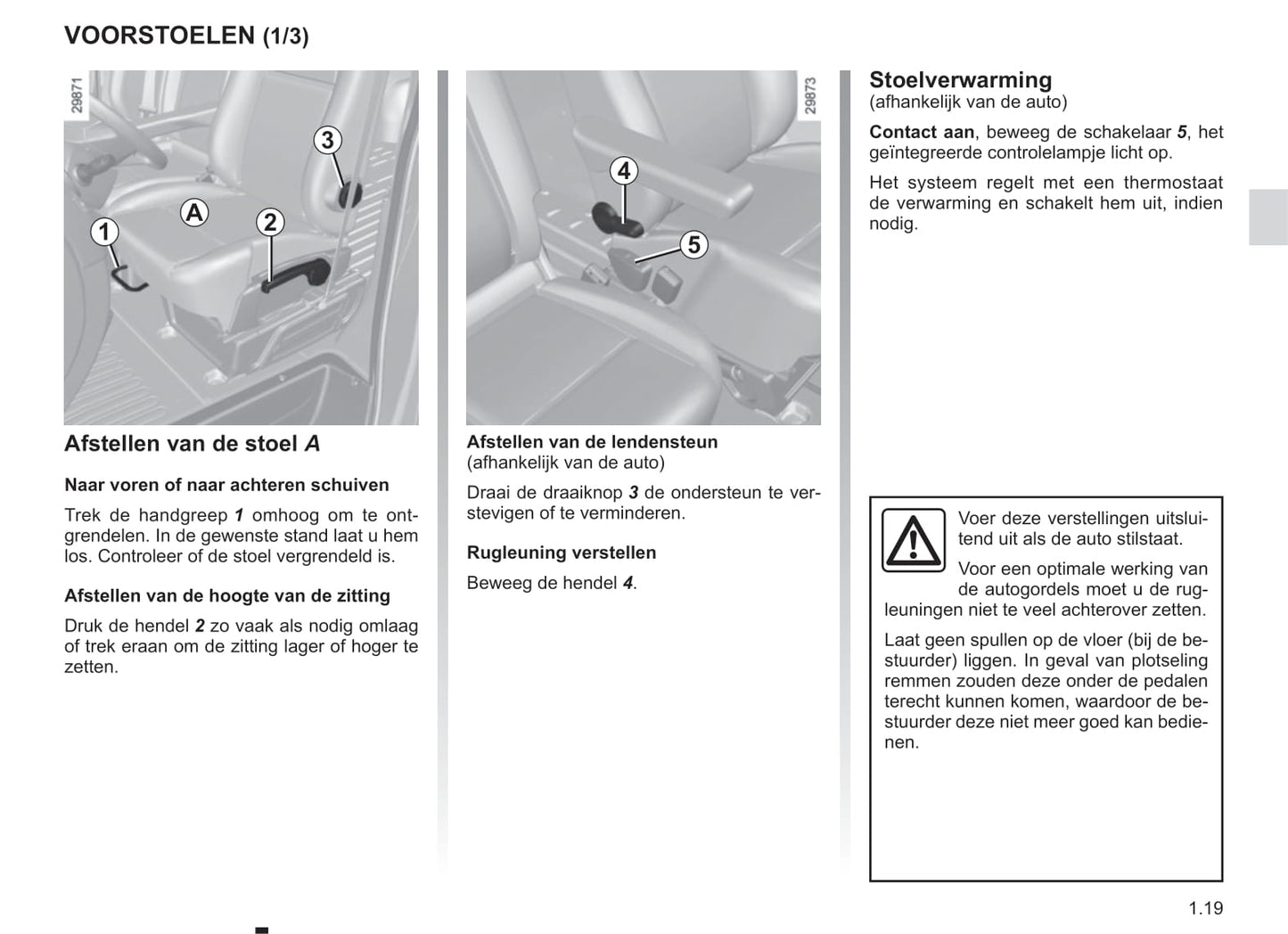 2016-2017 Renault Master Owner's Manual | Dutch