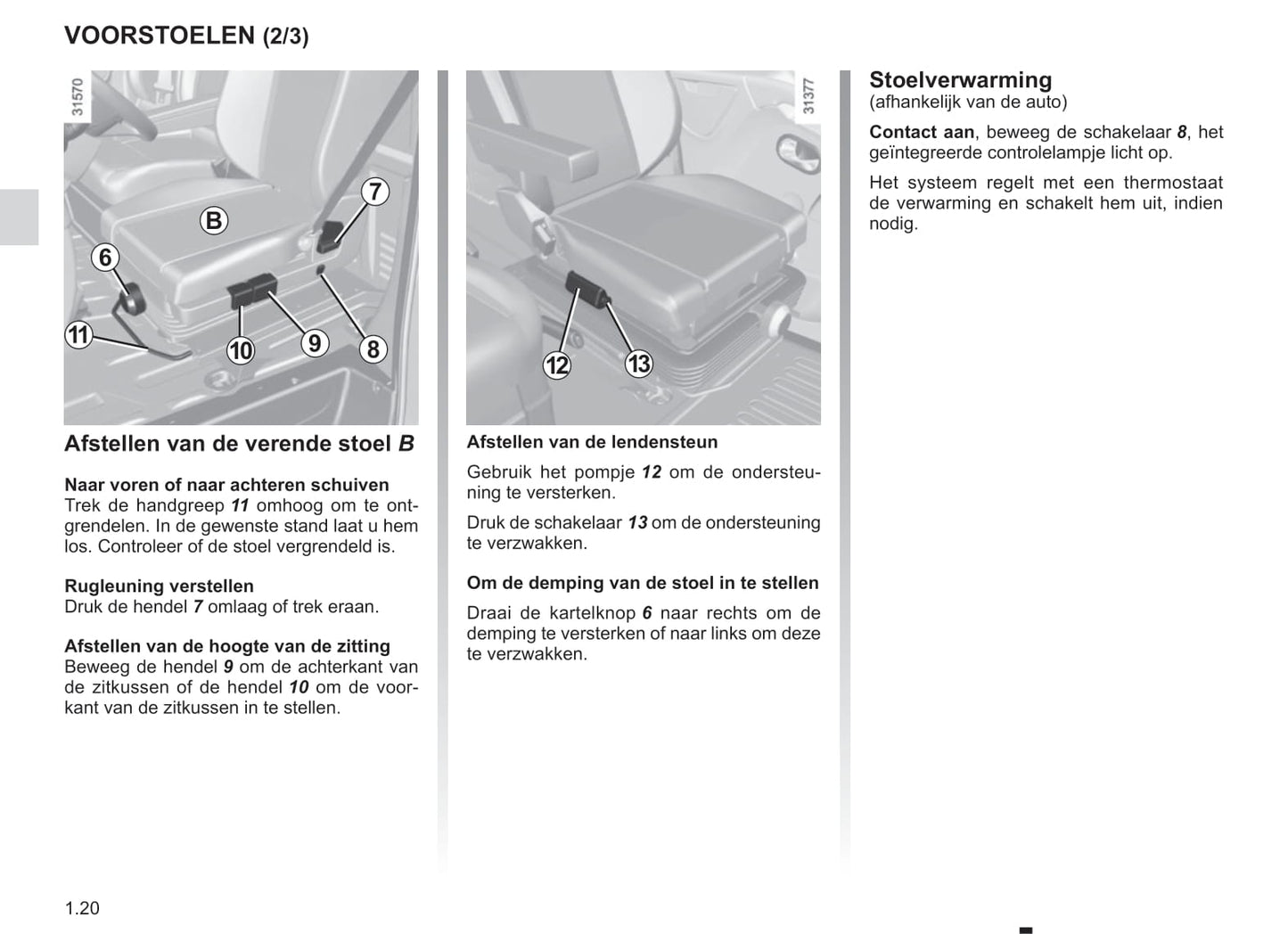 2016-2017 Renault Master Owner's Manual | Dutch