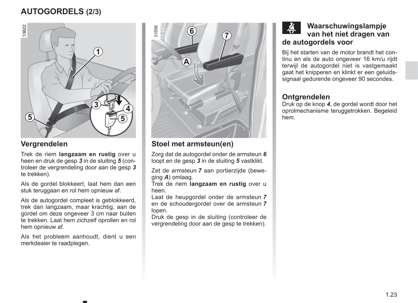 2016-2017 Renault Master Owner's Manual | Dutch