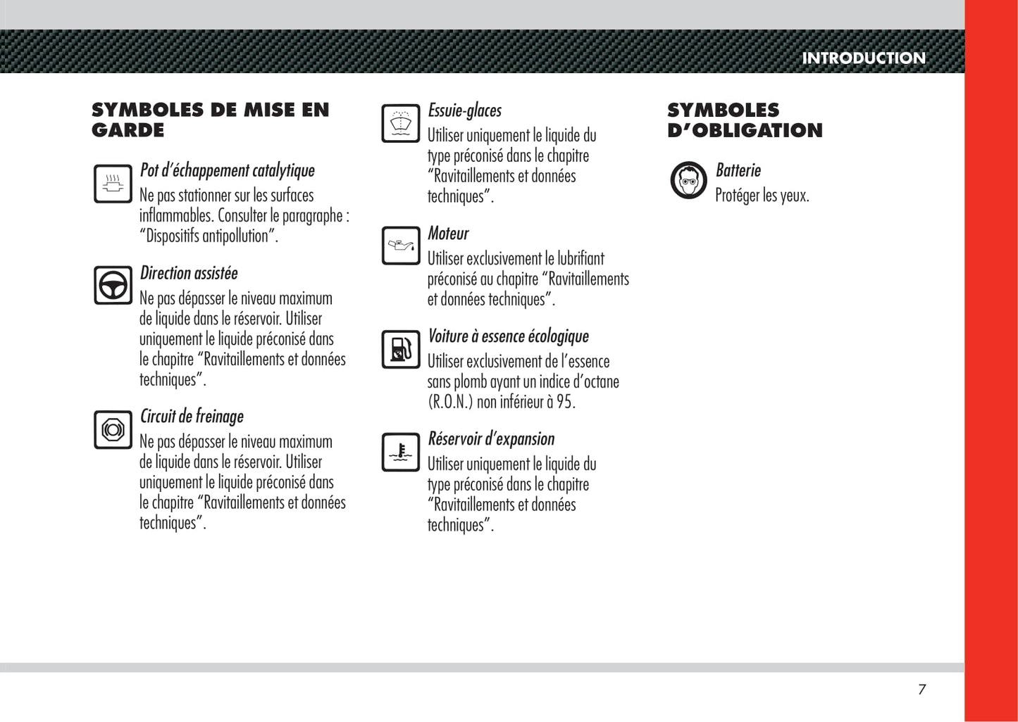 2008 Alfa Romeo 8C Competizione Owner's Manual | French