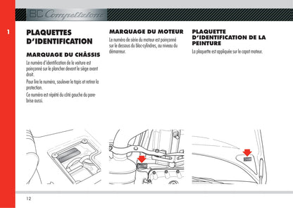 2008 Alfa Romeo 8C Competizione Owner's Manual | French