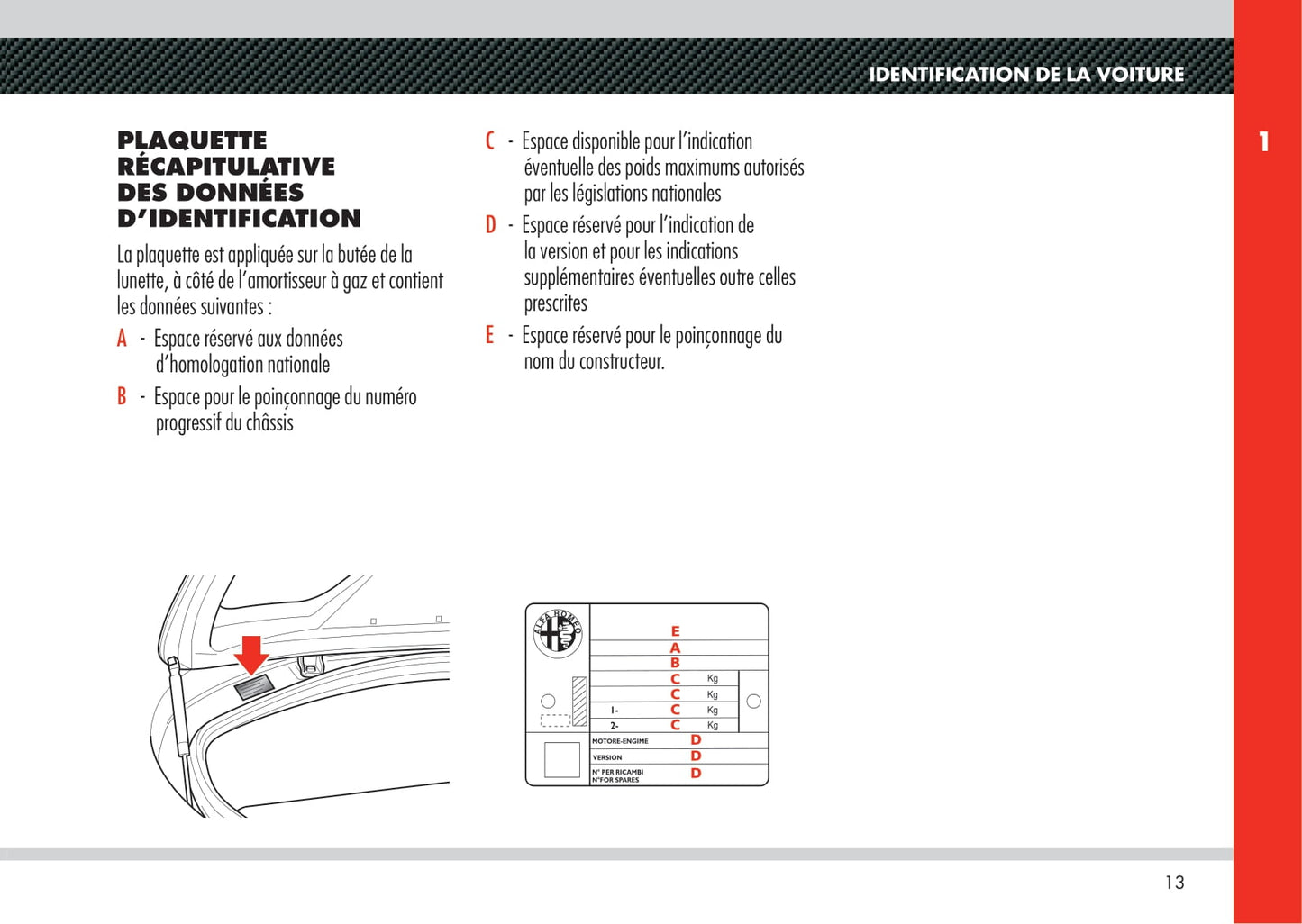 2008 Alfa Romeo 8C Competizione Owner's Manual | French