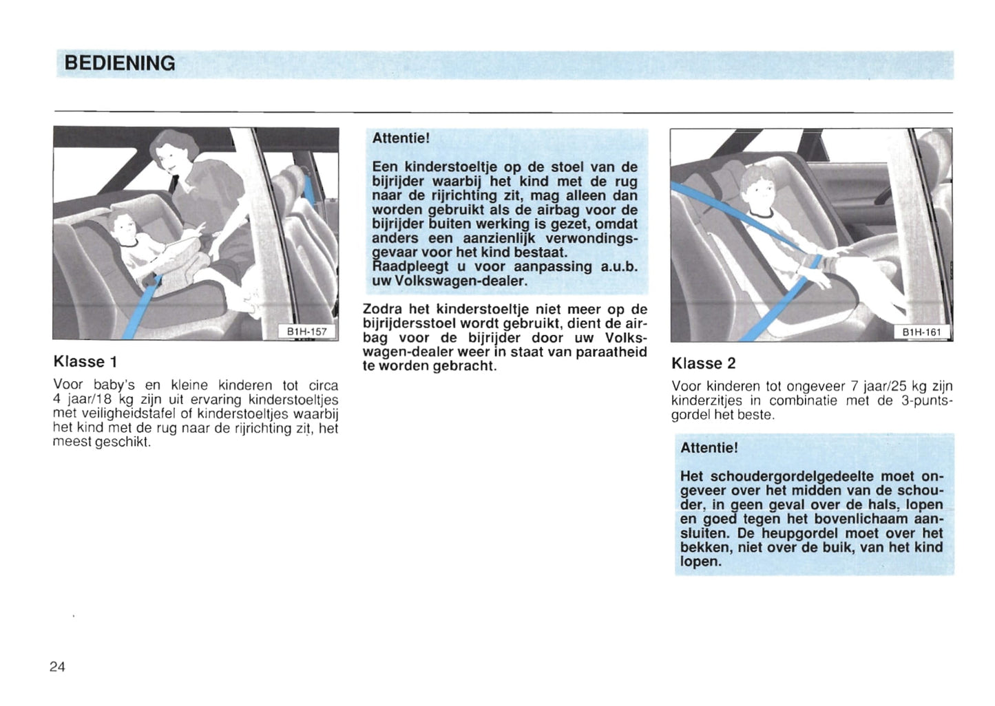 1991-1997 Volkswagen Golf Gebruikershandleiding | Nederlands