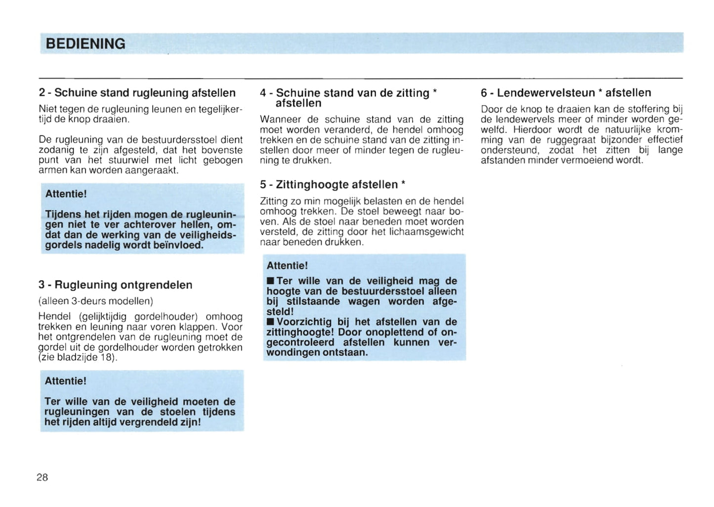 1991-1997 Volkswagen Golf Gebruikershandleiding | Nederlands