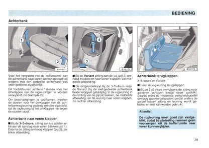 1991-1997 Volkswagen Golf Gebruikershandleiding | Nederlands