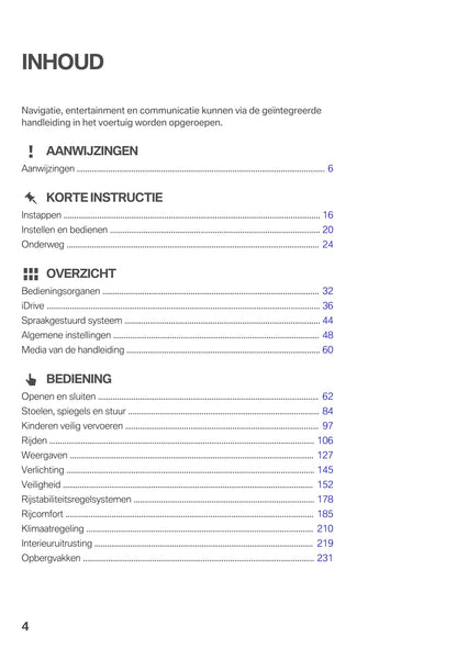 2020-2021 BMW X1 Owner's Manual | Dutch