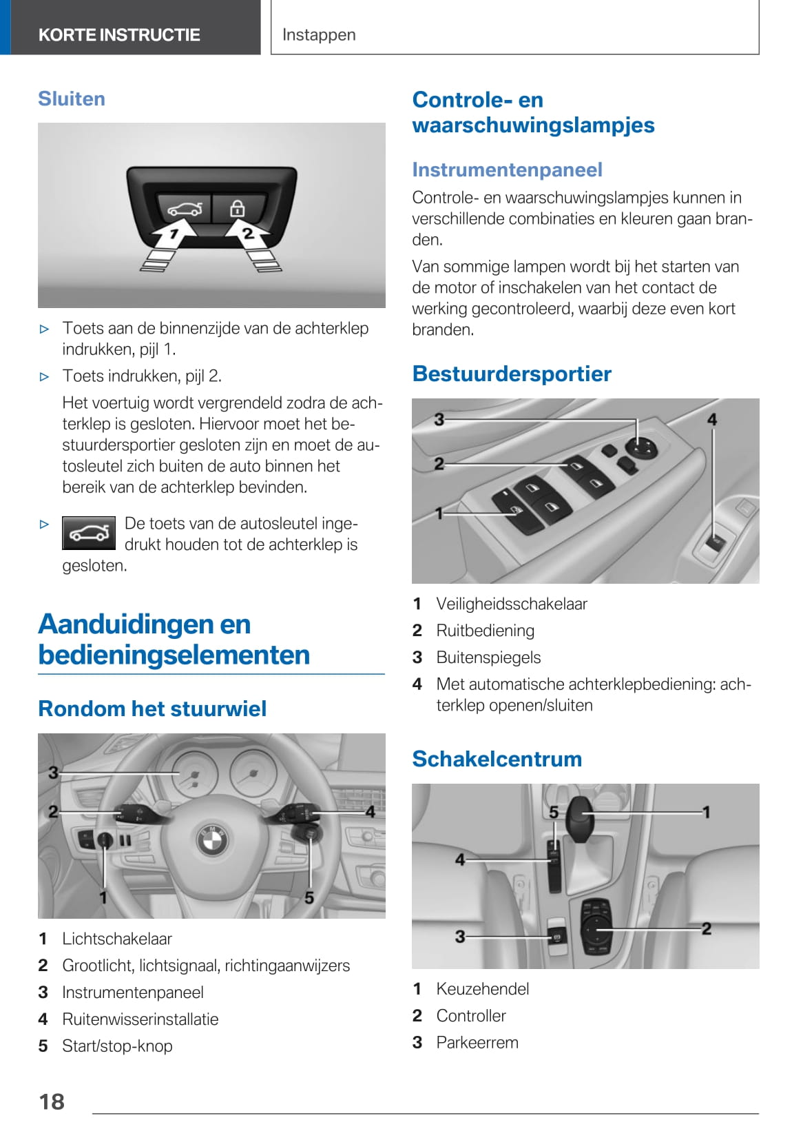 2020-2021 BMW X1 Owner's Manual | Dutch