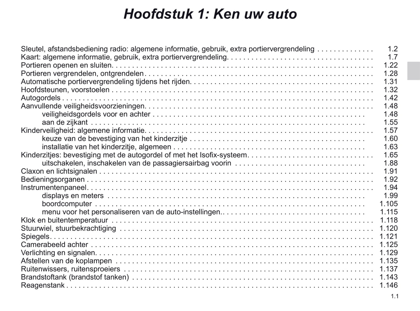 2021-2022 Renault Kangoo Owner's Manual | Dutch