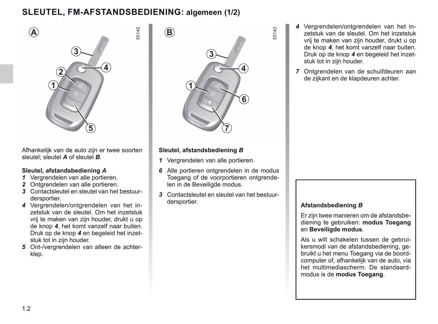 2021-2022 Renault Kangoo Owner's Manual | Dutch